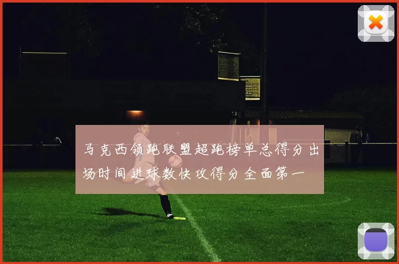 马克西领跑联盟超跑榜单总得分出场时间进球数快攻得分全面第一